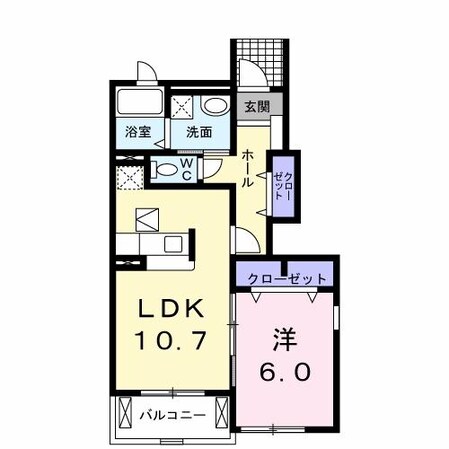 阿波橘駅 徒歩5分 1階の物件間取画像